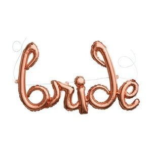 'BRIDE' Wedding Balloon  Banner Kit - Spritz  / BRAND NEW IN PACKAGE